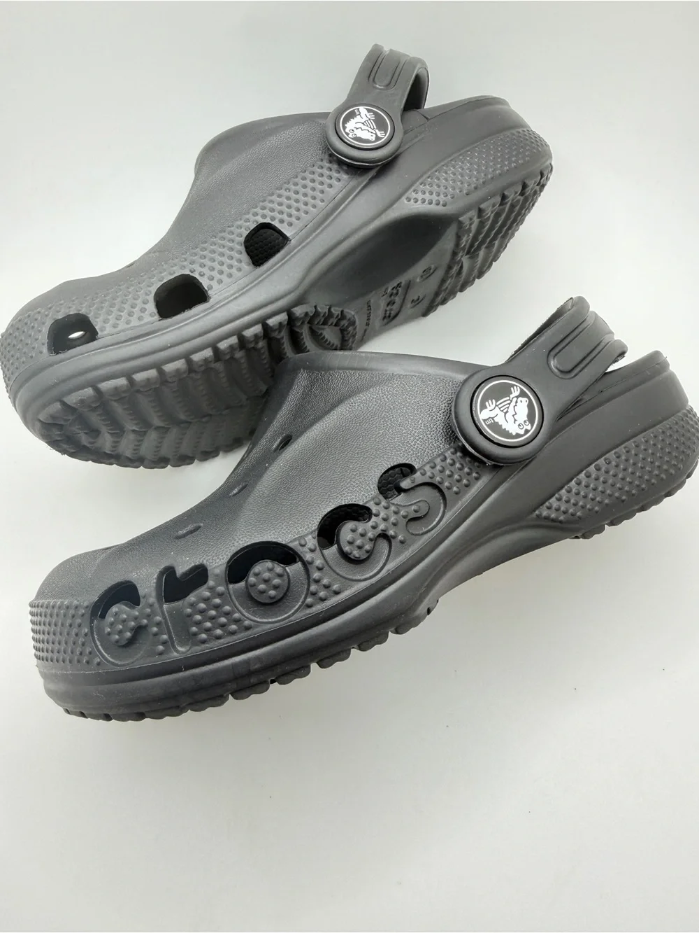 Like NEW Toddler/Kids CROCS Baya Clog, Size C10, Color: Black